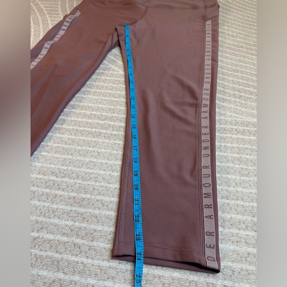 Under Armour Leggings Compression Heatgear Ankle Woman’s size L Stretch - Picture 6 of 7